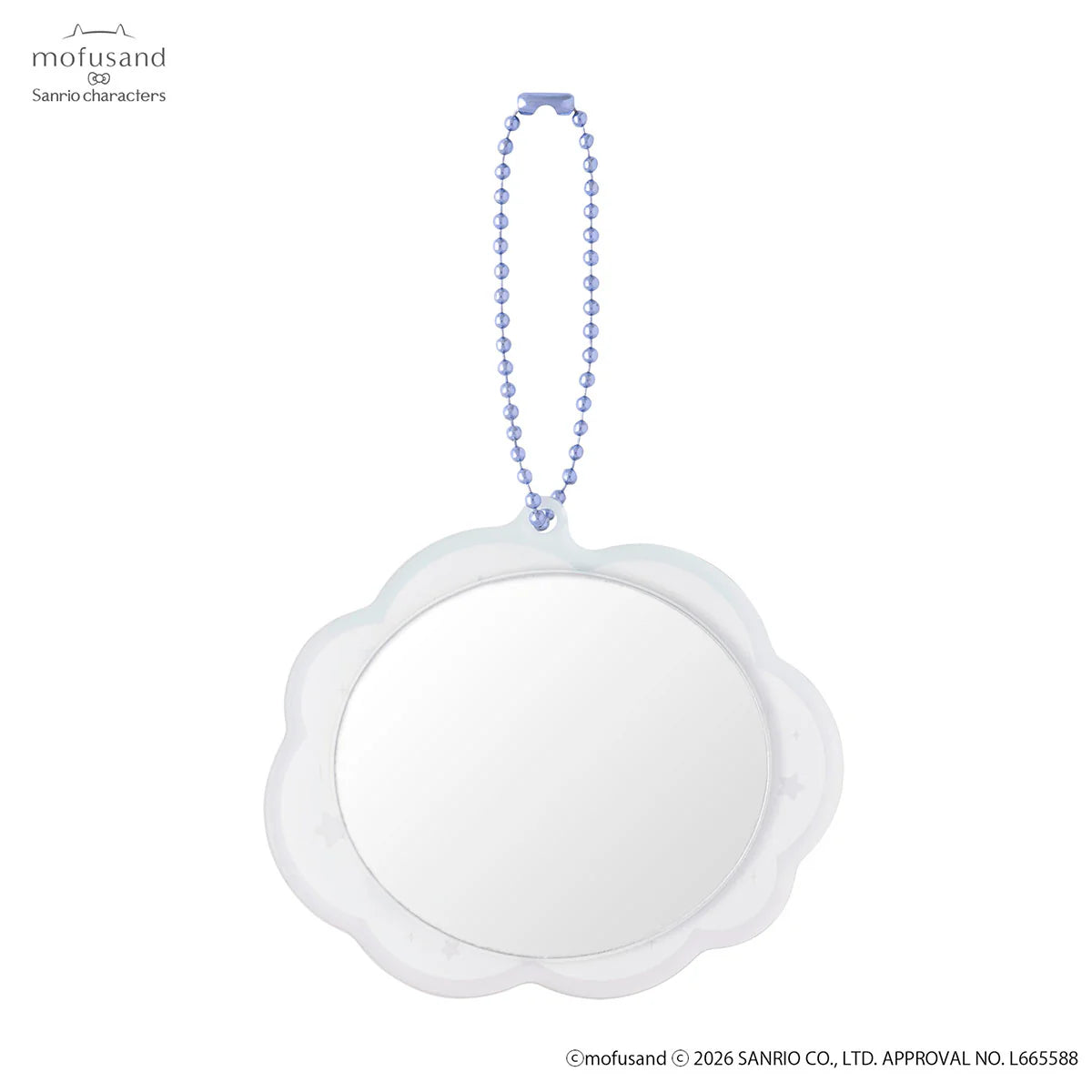 Mofusand | Mofusand x Sanrio Characters Trading Acrylics Mini Mirror Keychain Blind Box (6 Types)