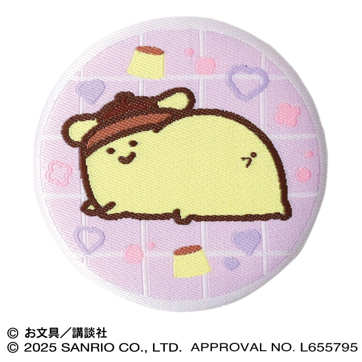 Obungu To Issho | Mr Obungu x Pompompurin Woven Fabric Can Badge Collection Blind Box (8 Types)