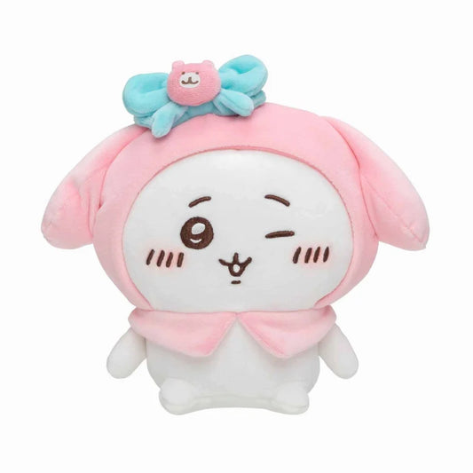 Chiikawa x Sanrio Characters Plush Toy S (Chiikawa & My Melody)