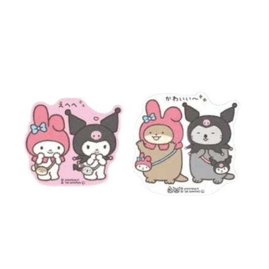 Sanrio | Nandemoikimono x Sanrio Characters Collaboration Sticker - My Melody & Kuromi
