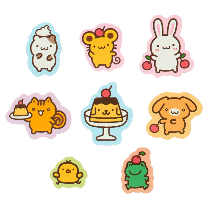 Sanrio | Pompompurin 30th Anniversary "Pudding Full and Happy Pudding Design Series" Sticker Set