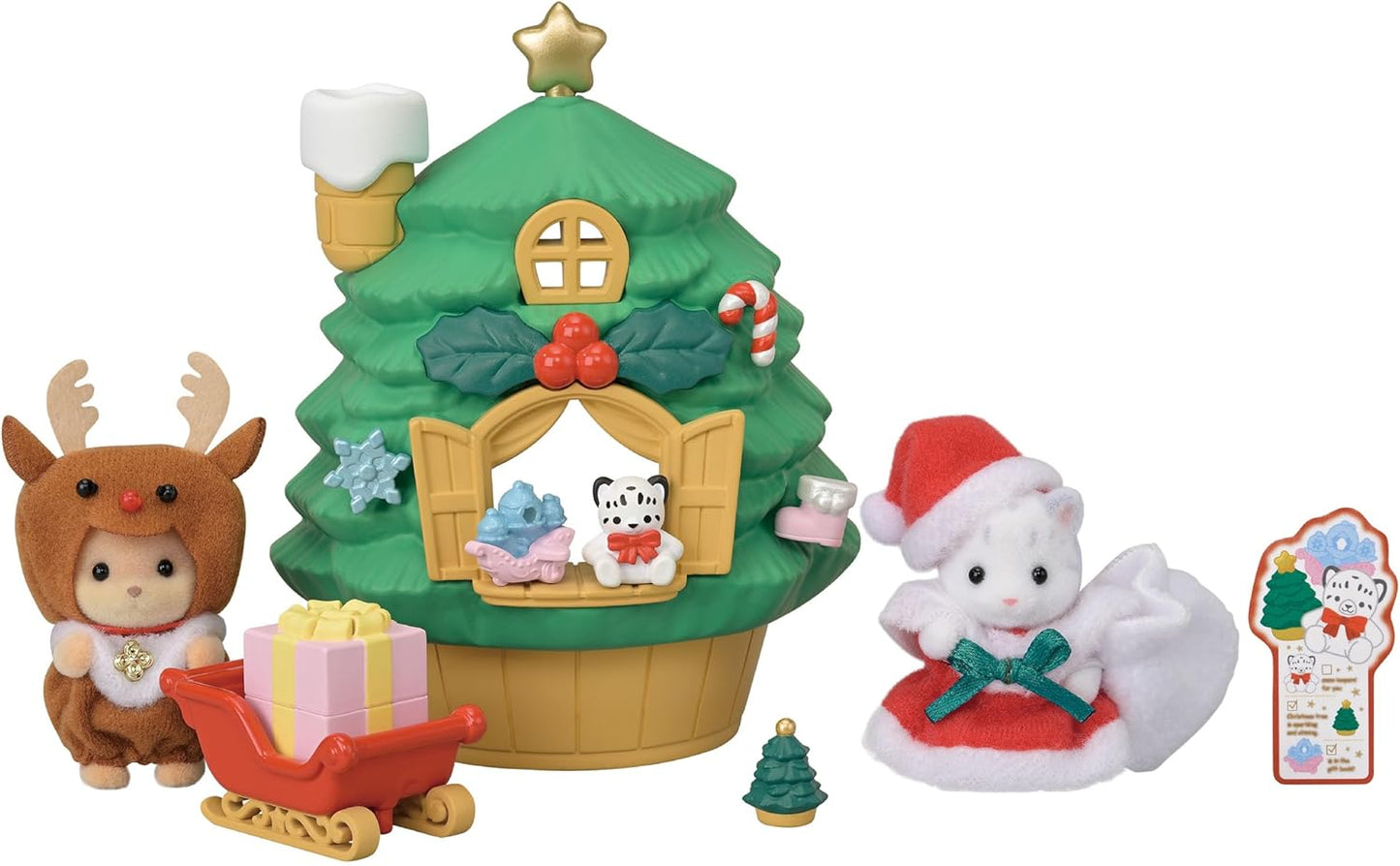 Sylvanian Families | Baby Santa's Christmas Tree House Year 2024