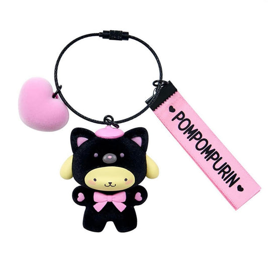 Sanrio | Sanrio Characters Makkuro Animaruzu Keychain - Pompompurin