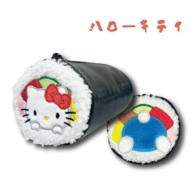 Sanrio | Sanrio Characters Sushi Roll Shaped Plush Pen Case