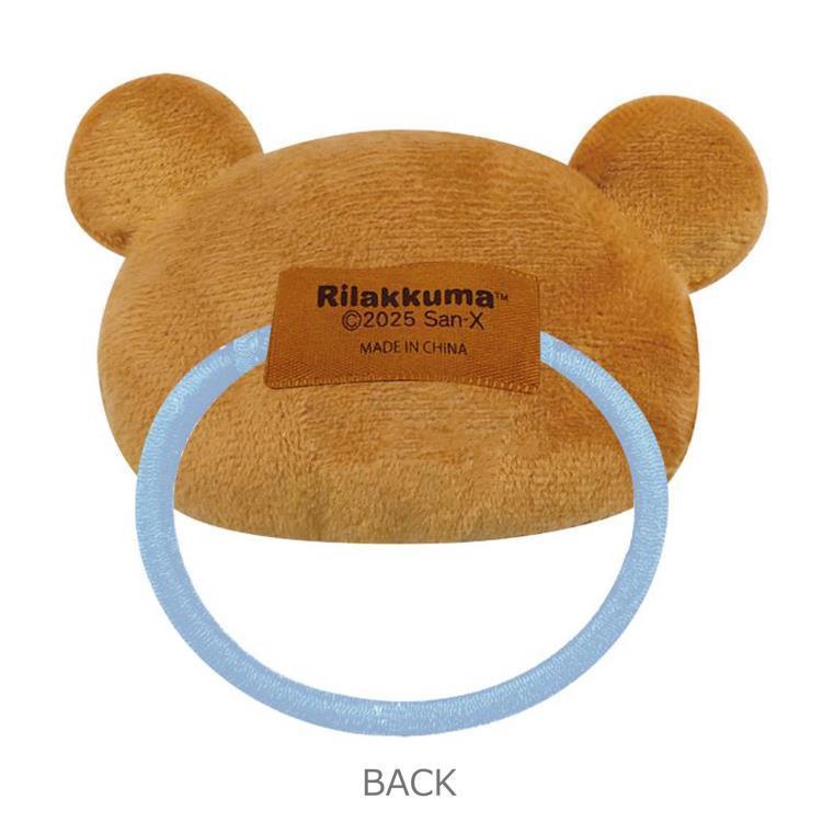 San-X | Rilakkuma Face Mascot Hair Rubber - Rilakkuma