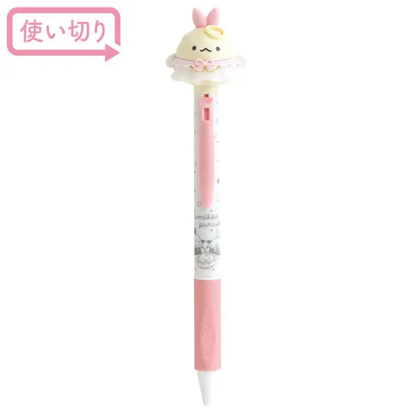 San-X | Sumikko Gurashi Angel & Devil Fluffy Ballpoint Pen with Mascot - Tempura’s Tail
