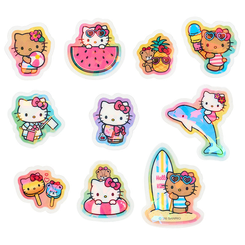 Sanrio | Sanrio Characters Summer Themed Sticker Pack - Hello Kitty