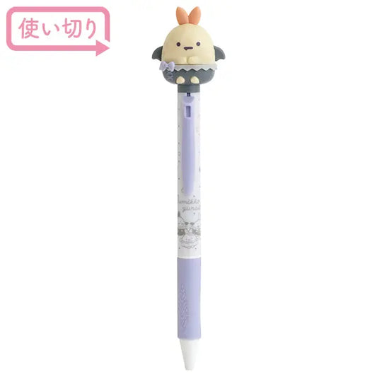San-X | Sumikko Gurashi Angel & Devil Fluffy Ballpoint Pen with Mascot - Fried Shrimp Tail