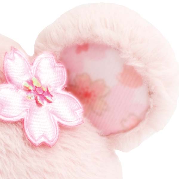 San-X | Rilakkuma Sakura Theme Hanging Plush Toy - Korilakkuma