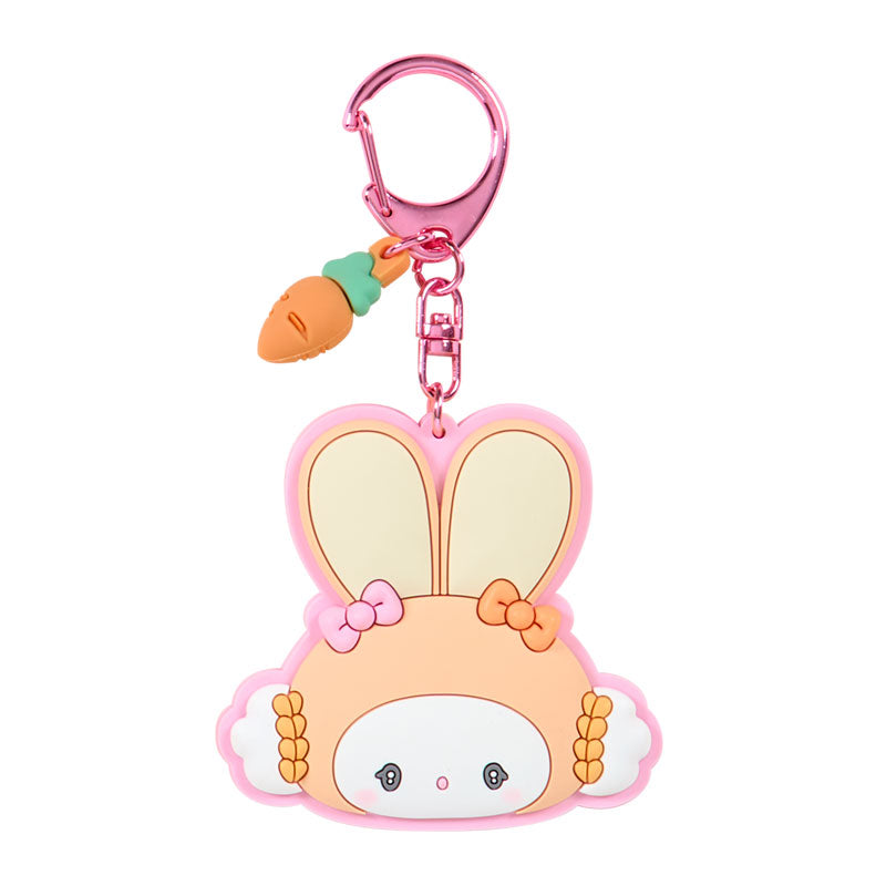 Sanrio | Sanrio Characters Fluffy Rabbit Secret Mirror Rubber Keychain Blind Box (8 Types)
