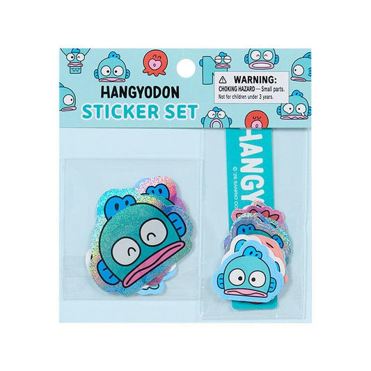 Sanrio | Hangyodon & Bad Badtz-Maru Funny Face Sticker Set - Hangyodon