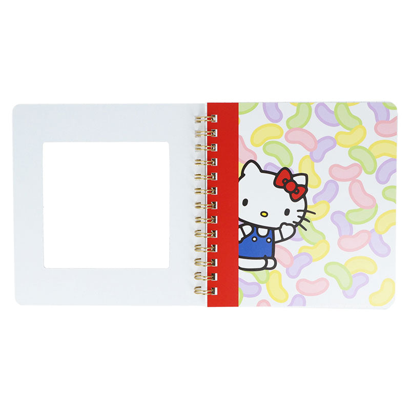 Sanrio | Sanrio Characters Square Ring Notebook with Window - Hello Kitty (Red)