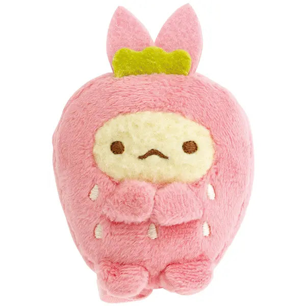 San-X | Sumikko Gurashi Fruit Parlor Hand-held Tenori Plush Toy Set - Fried Shrimp Tail & Tempura’s Tail