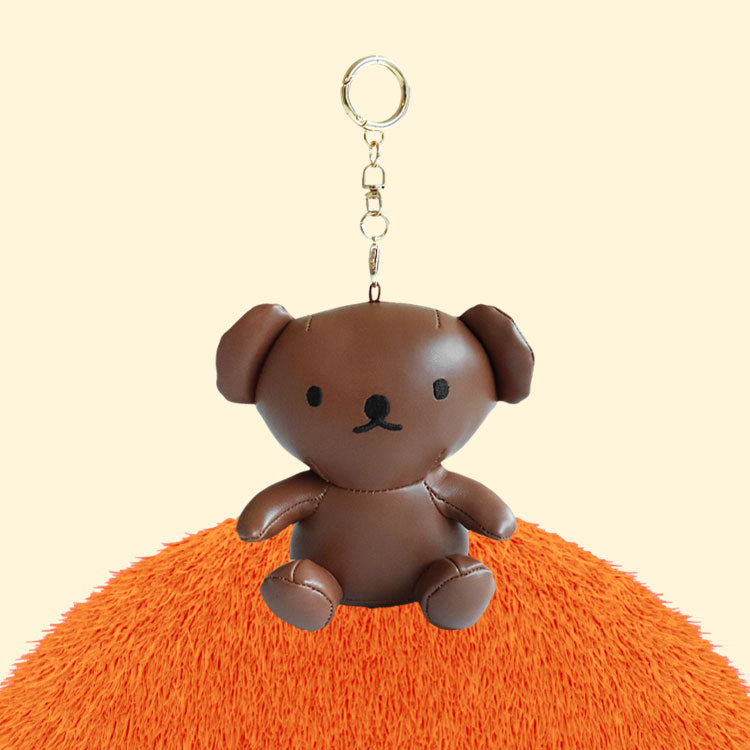 Miffy Korea | Miffy PU Boris Keyring - Brown