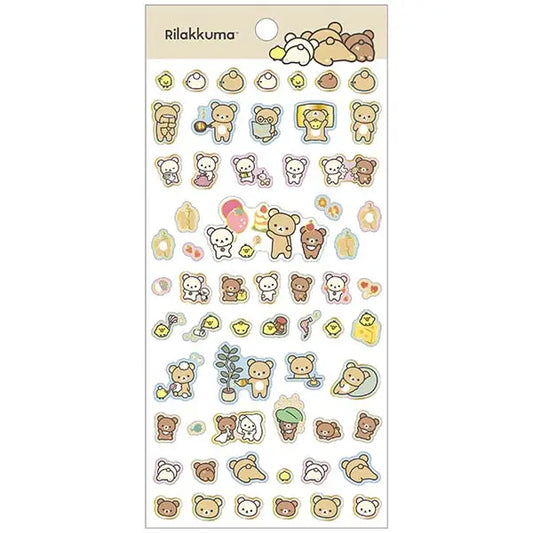 San-X | Rilakkuma Sheet Sticker SE62501