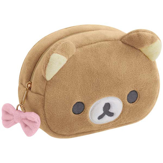 San-X | Rilakkuma Makeup Rilakkuma Mirrored Plush Pouch - Rilakkuma