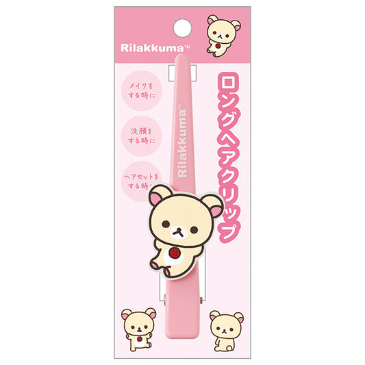 San-X | Rilakkuma Long Hair Clip - Korilakkuma FE45106