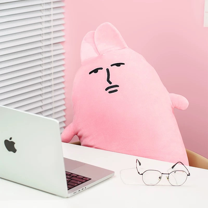 MY FRIEND RABBIT | Pink Rabbit Cuddle Cushion L
