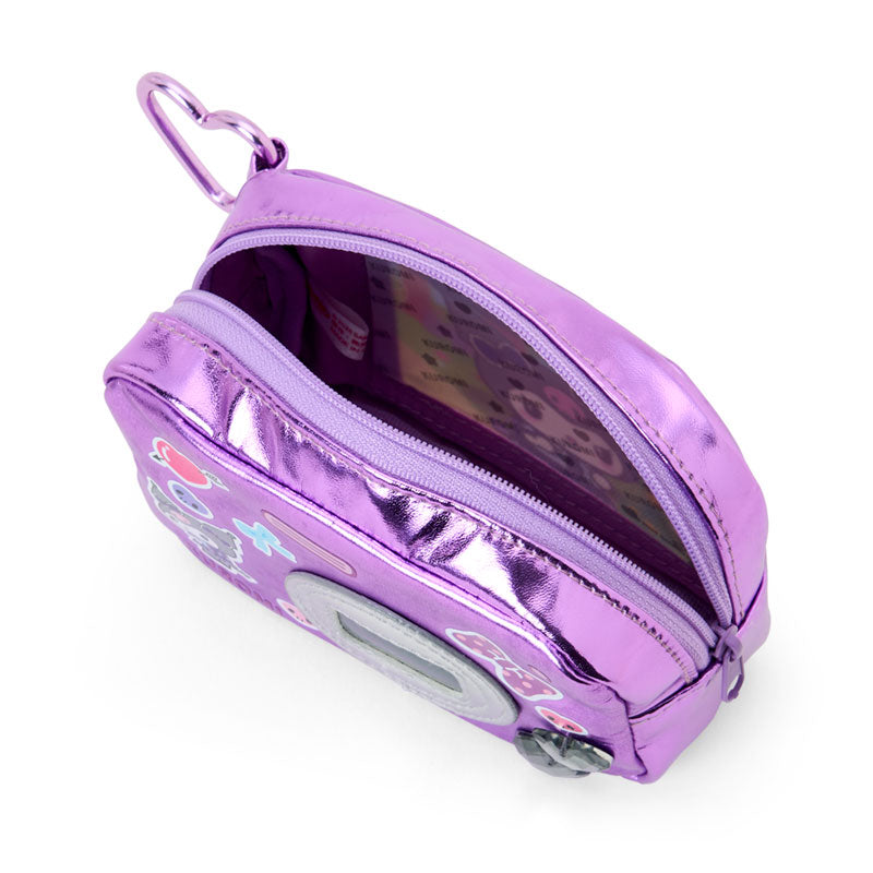 Sanrio | Sanrio Characters Sparkling School Trip Camera Style Pouch - Kuromi