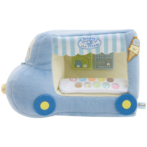 San-X | Sumikko Gurashi Collection | Sumikko Penguin Ice Cream Truck With Ice Cream Mascot
