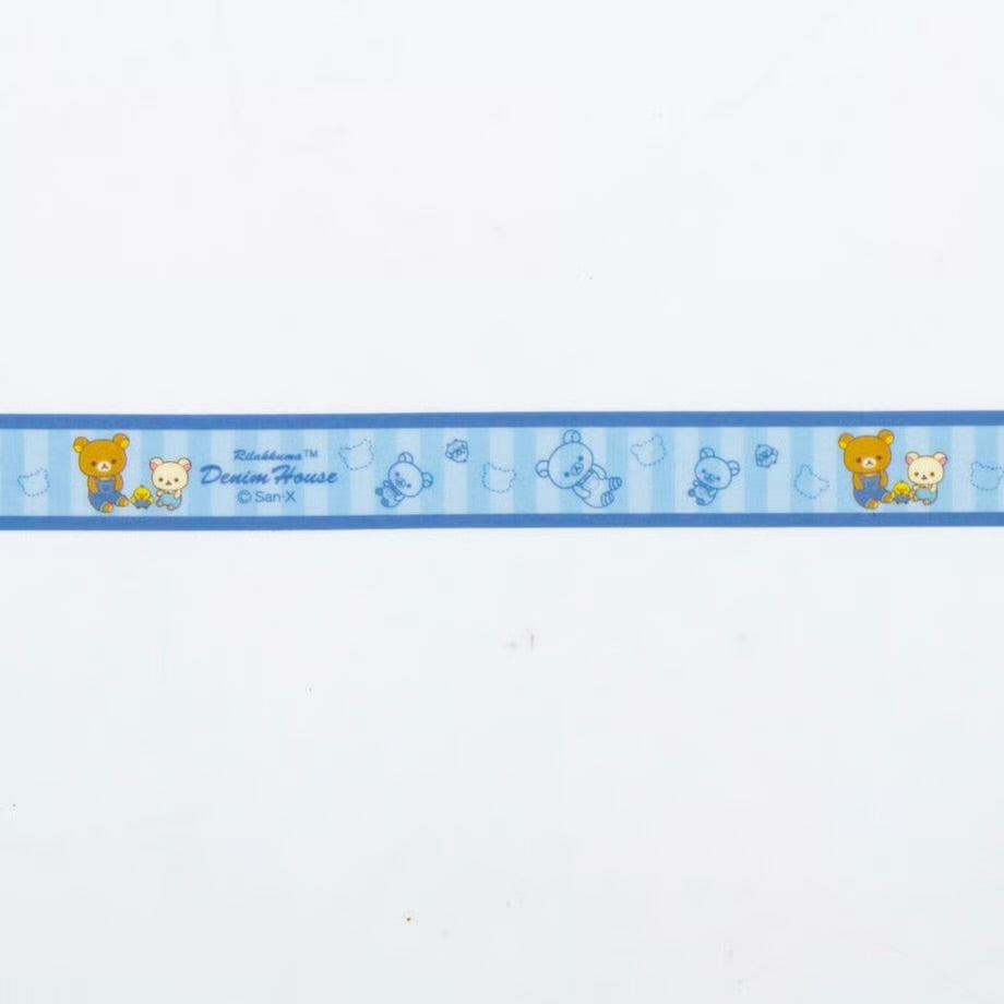 San-X | Rilakkuma Denim House Karuizawa Store Limited Masking Tape - Blue