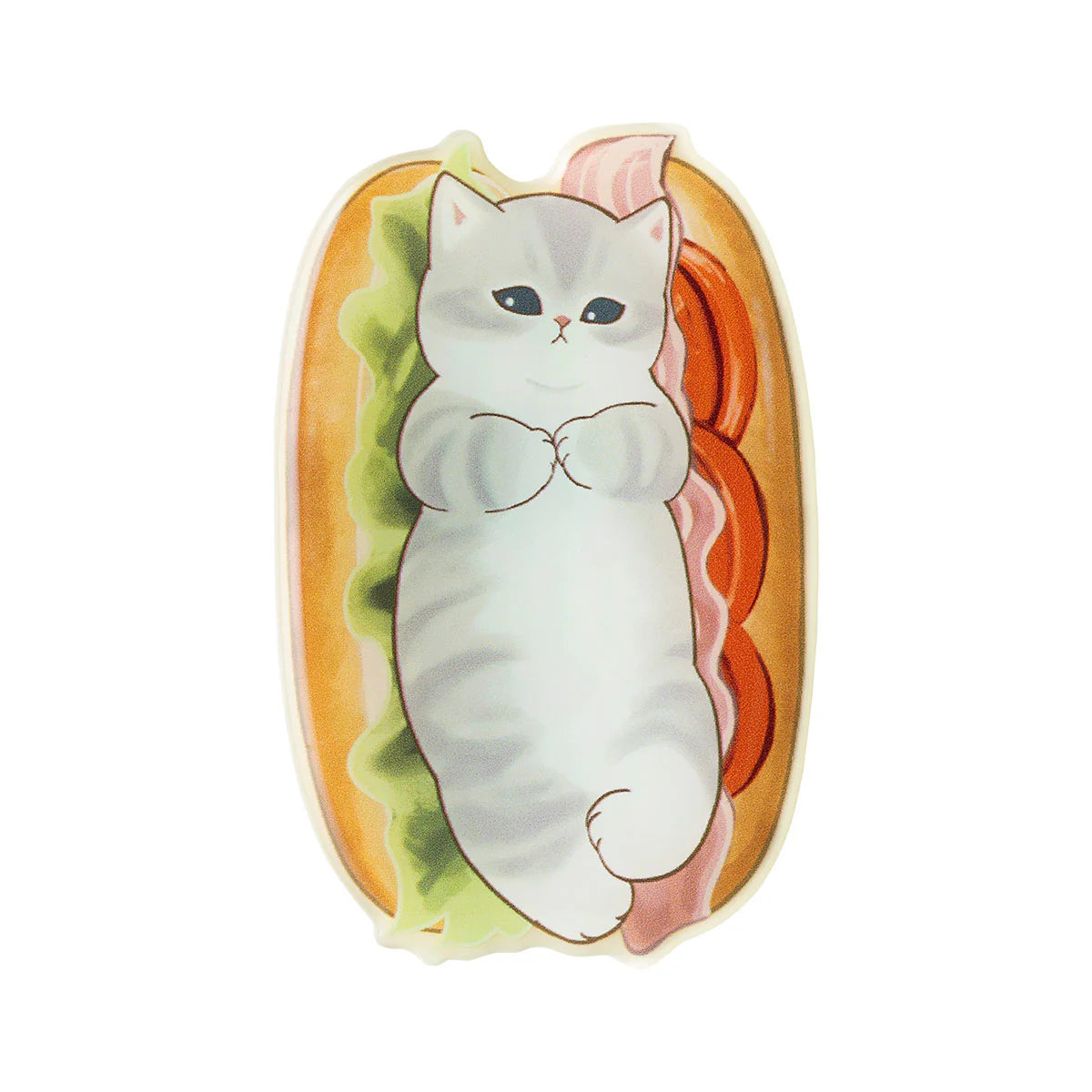 Mofusand | Mofusand Bakery Puffy Bread Magnet - Sandwich