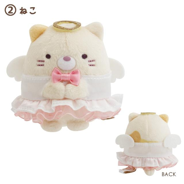 San-X | Sumikko Gurashi Angel & Devil Assorted Hand-held Tenori Plush Toy - Angel