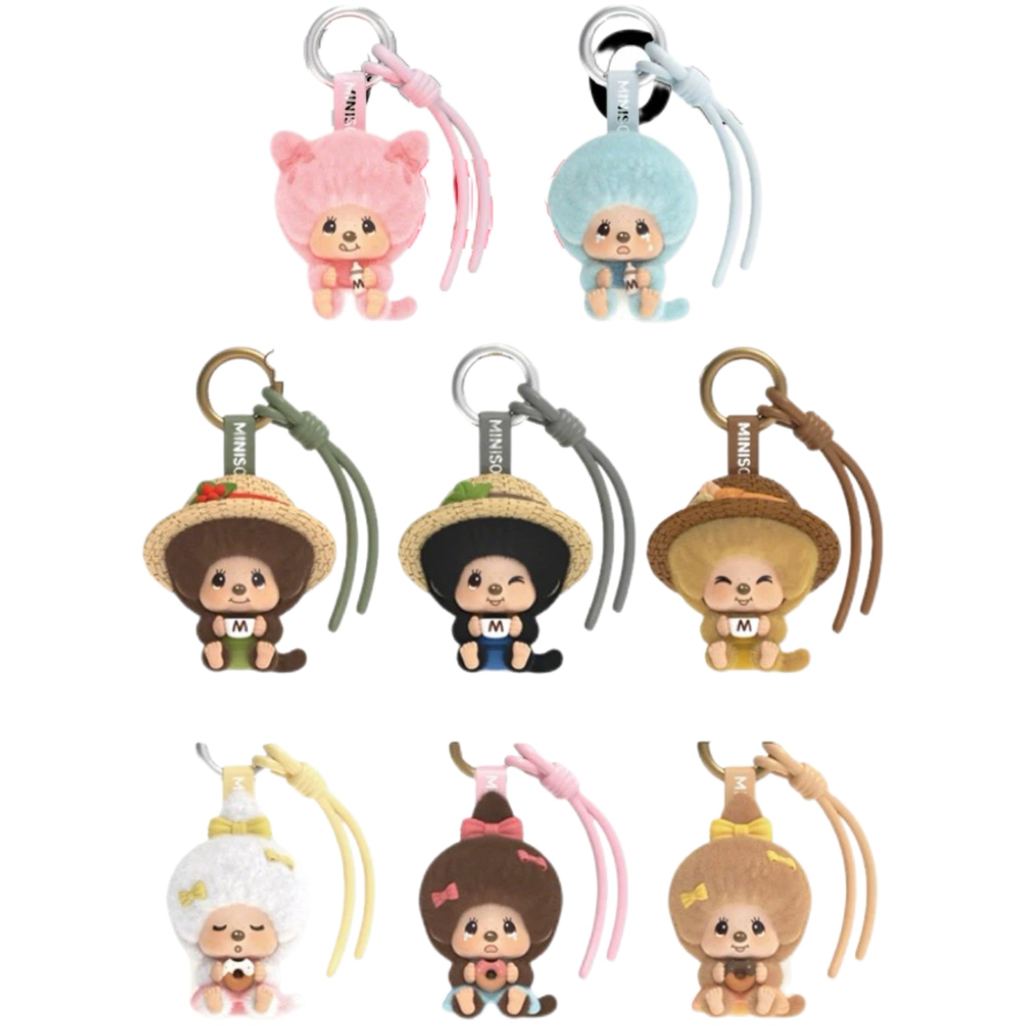 モンチッチ mon mon farm キーホルダー Miniso x Monchhichi | Monchhichi Mon Mon Farm Classic Coffee