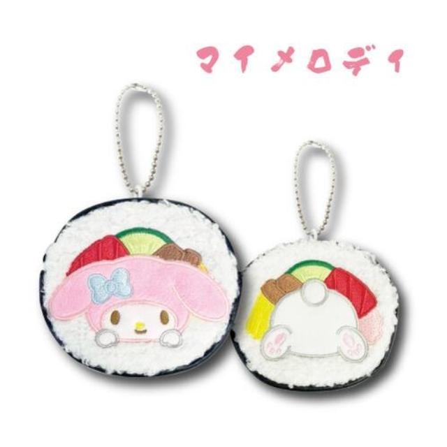 Sanrio | Sanrio Characters Sushi Roll Shaped Mini Pouch