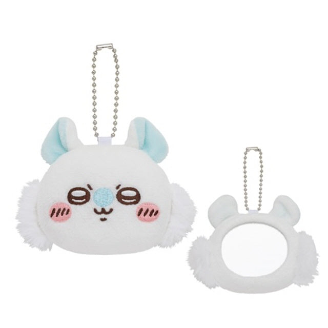 Chiikawa | Chiikawa Face-Shaped Plush Mirror