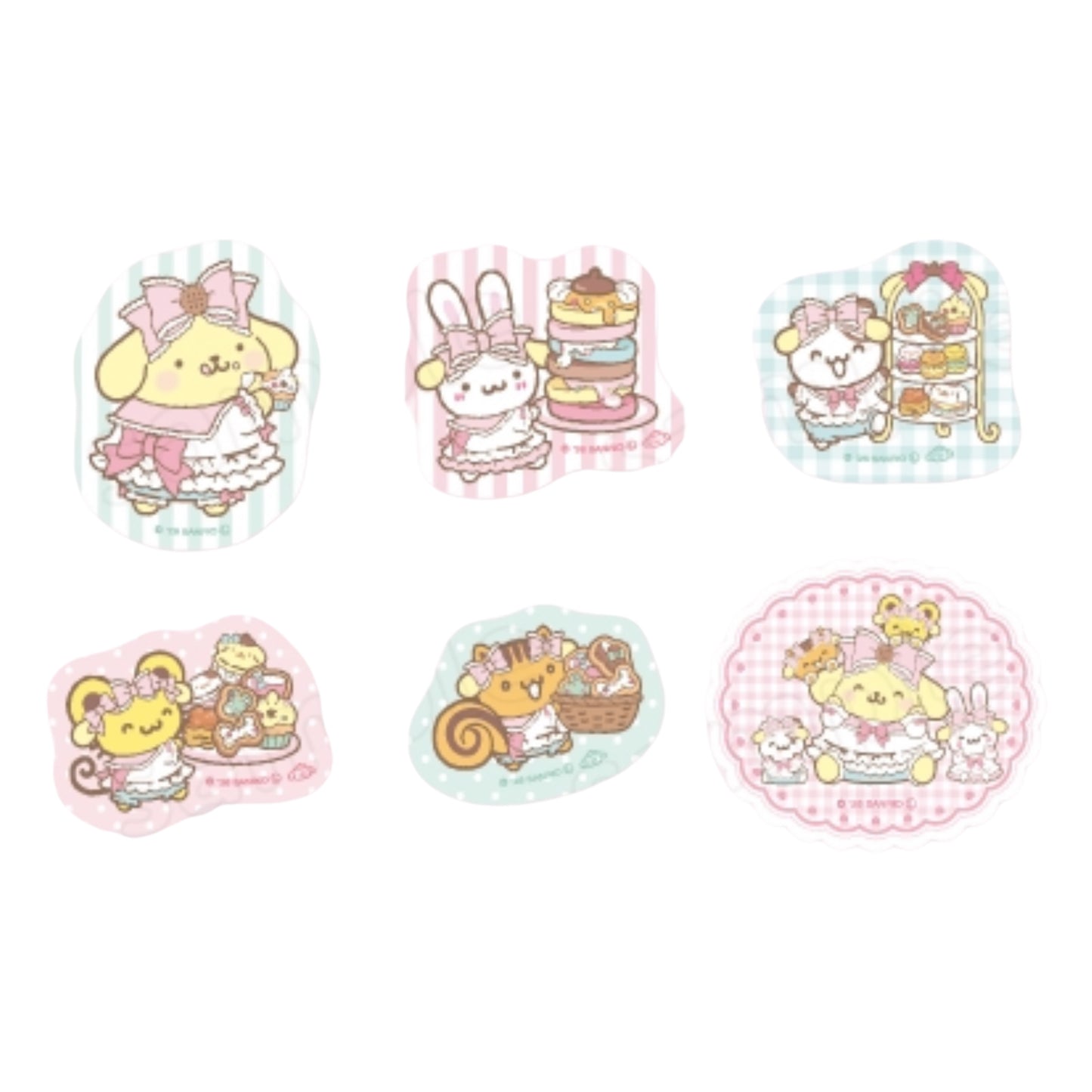 Sanrio | Sanrio Characters Pompompurin’s Hospitality Party Stickers Blind Box (6 Types)
