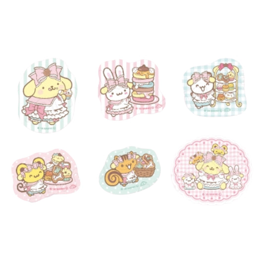 Sanrio | Sanrio Characters Pompompurin’s Hospitality Party Stickers Blind Box (6 Types)