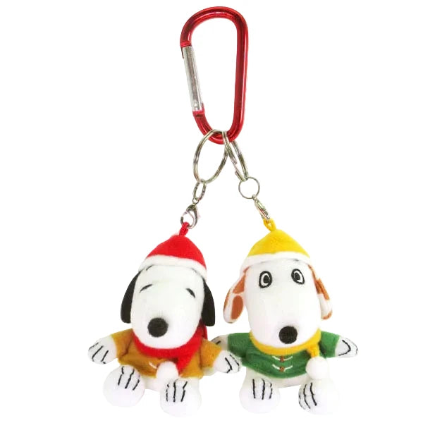 PEANUTS | Snoopy Town Limited Brother Series Snowy Day Double Mascot - Snoopy & Marbles