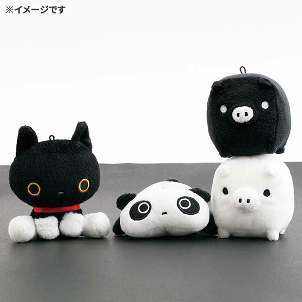 San-X | Characters Friends | Always Together Hanging Plush Toy - Monokuro Boo (Black)