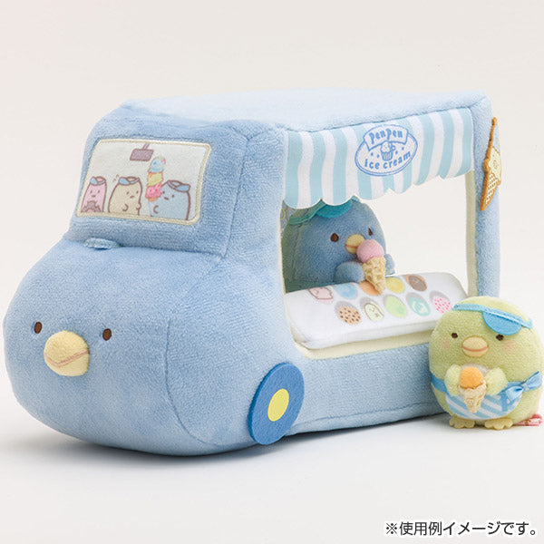 San-X | Sumikko Gurashi Collection | Sumikko Penguin Ice Cream Truck With Ice Cream Mascot
