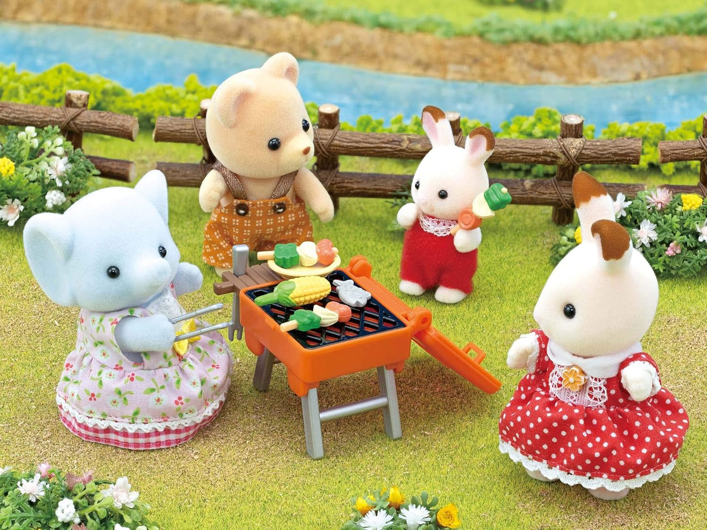 Sylvanian Families | Elephant Girl BBQ Picnic Set