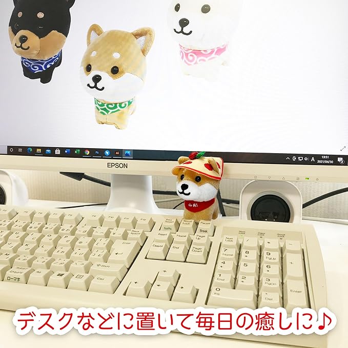 Tabisuru Mameshiba | Shiba Inu Travelling Series 6 Mascot Ball Chain - Hanakasa