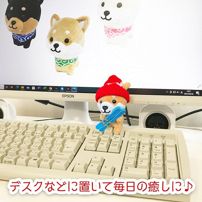 Tabisuru Mameshiba | Shiba Inu Travelling Series 1 Mascot Ball Chain - Ski