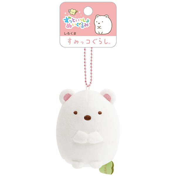 San-X | Sumikko Gurashi Always Together Hanging Plush Toy - Polar Bear