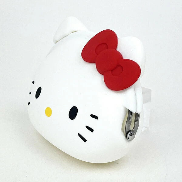 Sanrio | MIMI POCHI Hello Kitty Face Type Silicone Pouch - White