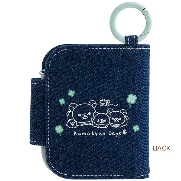 San-X | Chairoikoguma’s Kumakyun Days Mini Wallet with Carabiner