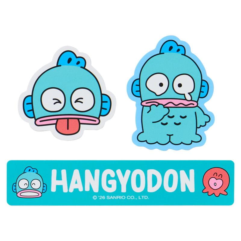 Sanrio | Hangyodon & Bad Badtz-Maru Funny Face Sticker Set - Hangyodon
