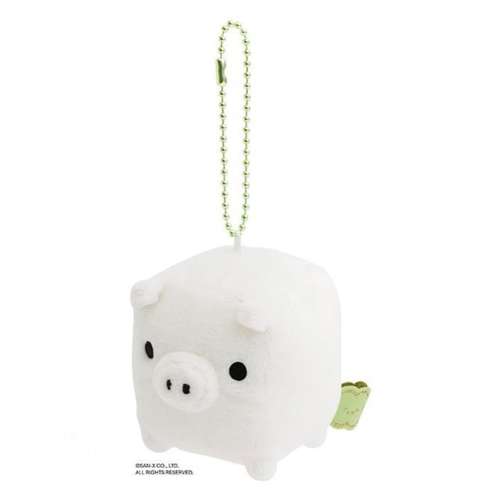 San-X | Universe Always Together Hanging Plush Toy - Monokuro Boo (White)