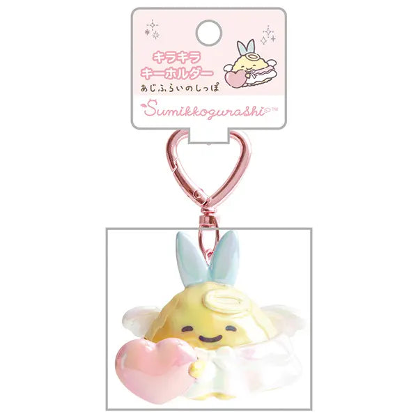San-X | Sumikko Gurashi Angel & Devil Glitter Keychain - Fried Fish Tail