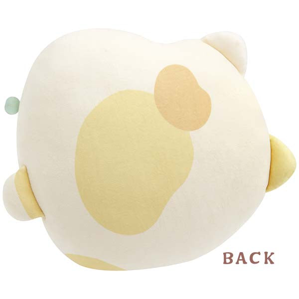 San-X | Sumikko Gurashi Raccoon Round Restaurant Mochi Mochi Hugging Cushion - Cat