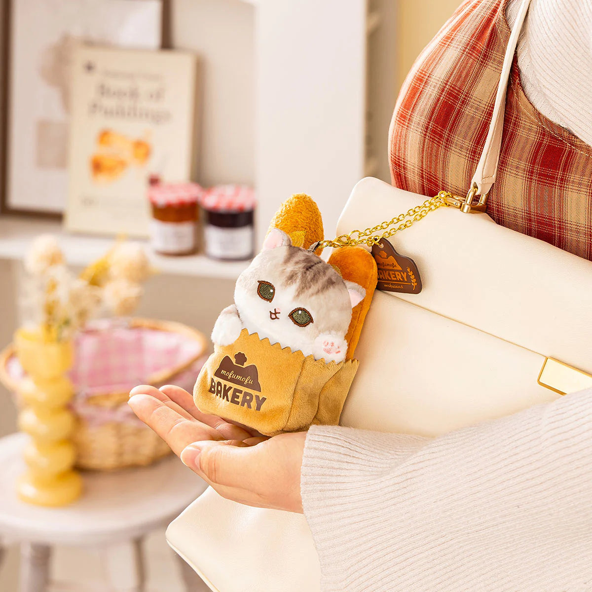 Mofusand | Mofusand Bakery Bread Bag Meow Mascot Keychain