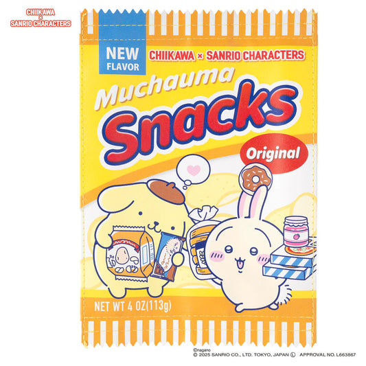 Chiikawa × Sanrio Characters Supermarket Snack Pouch (Usagi and Pompompurin)
