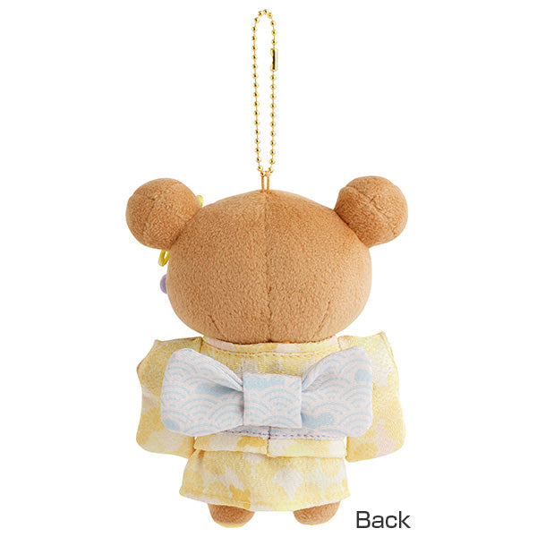 San-X | Rilakkuma Regional Kimono Hanging Plush Toy - Rilakkuma