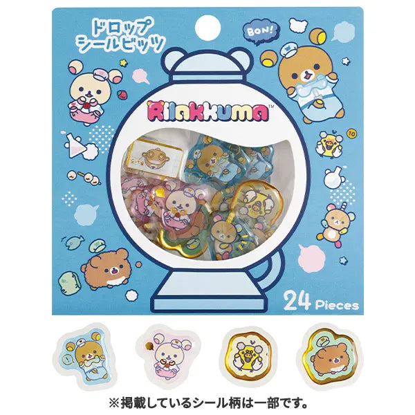 San-X | Rilakkuma Lab Theme Drop Sticker Pack - A