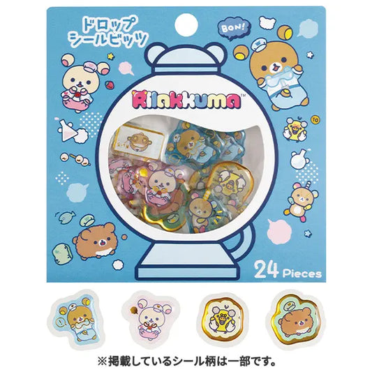 San-X | Rilakkuma Lab Theme Drop Sticker Pack - A